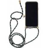 Hülle Samsung Galaxy S24 - Bio Eco-Friendly Vegan mit Handykette Necklace - Dunkelgrün