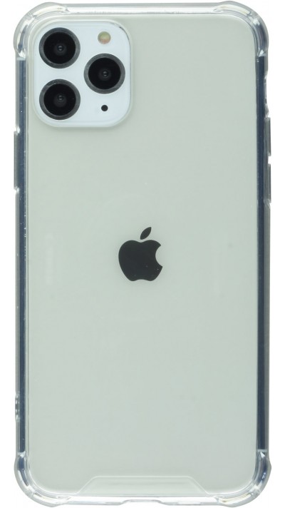 Hülle iPhone 12 Pro Max - Bumper Glass TPU Anti-Schock mit Acryl - Transparent