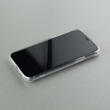 Hülle iPhone 12 Pro Max - Bumper Glass TPU Anti-Schock mit Acryl - Transparent