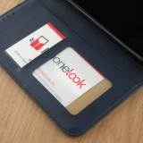 Coque iPhone 17e / 16e - Flip Géometrique - Bleu