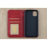 Coque iPhone 17e / 16e - Flip Géometrique - Rouge
