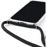 Coque Samsung Galaxy S26 - Gel transparent avec lacet - Rouge
