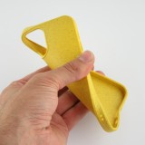 Coque iPhone 12 Pro Max - Bioka biodégradable et compostable Eco-Friendly jaune