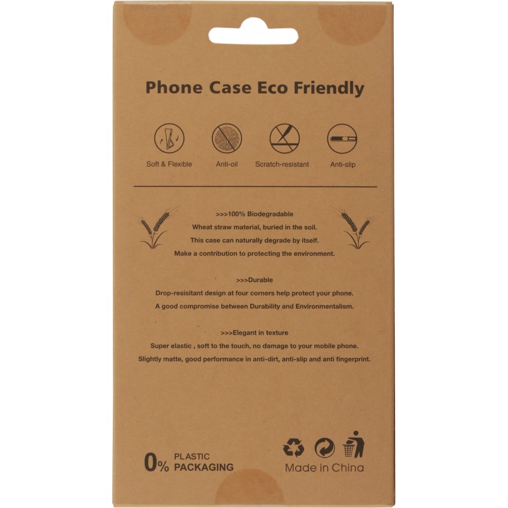 Coque iPhone 12 Pro Max - Bioka biodégradable et compostable Eco-Friendly - Rose