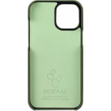Coque iPhone 13 Pro Max - NOPAAL cuir de cactus vegan vert pampa