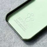Coque iPhone 13 Pro Max - NOPAAL cuir de cactus vegan vert pampa