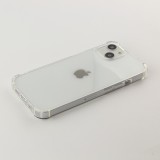 Coque iPhone 13 mini - Gel Transparent Silicone Bumper anti-choc avec protections pour coins