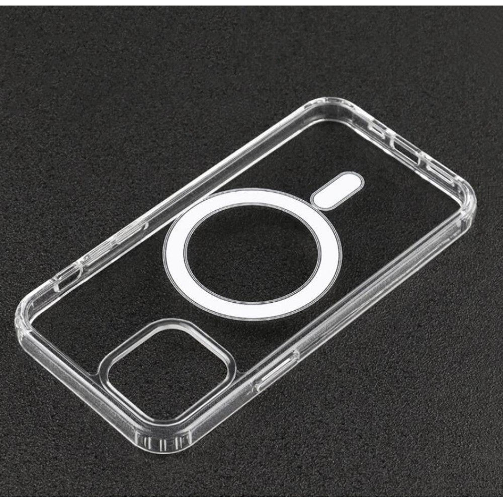 Coque Samsung Galaxy S24+ - Gel transparent compatible MagSafe silicone TPU Super Clear