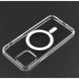 Coque Samsung Galaxy S24+ - Gel transparent compatible MagSafe silicone TPU Super Clear