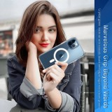 Coque Samsung Galaxy S24+ - Gel transparent compatible MagSafe silicone TPU Super Clear