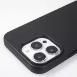 Coque iPhone 15 Pro Max - Bio Eco-Friendly nature avec cordon collier - Noir