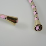 Coque iPhone 16 Pro - Bio Eco-Friendly nature avec cordon collier - Rose