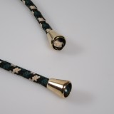 Coque iPhone 16 Pro - Bio Eco-Friendly nature avec cordon collier - Vert foncé