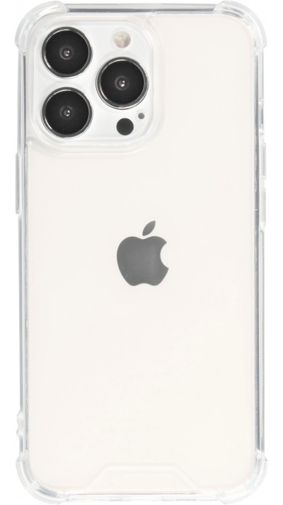 iPhone 16 Pro Max Case Hülle - Bumper Glass TPU Anti-Schock mit Acryl - Transparent