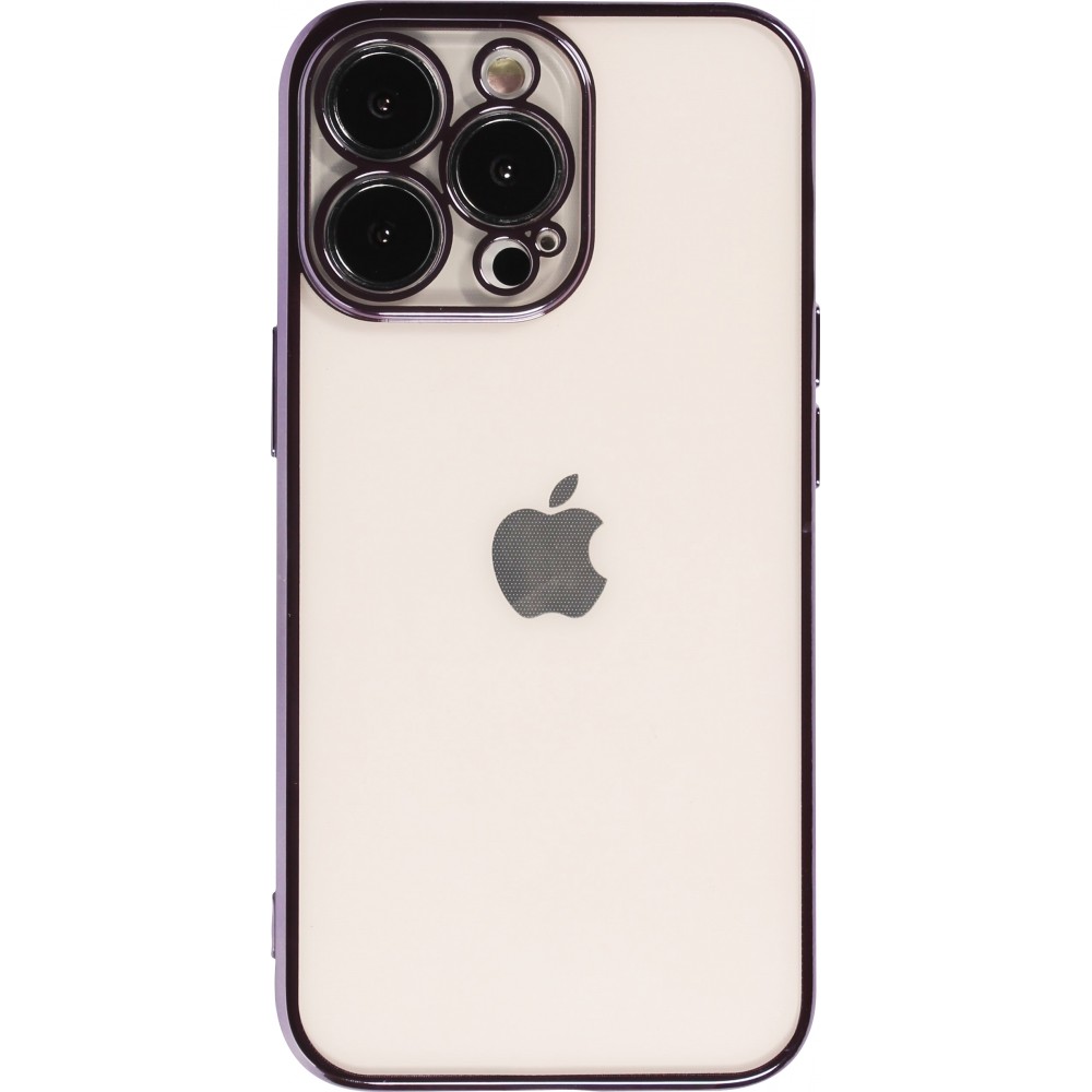 Hülle iPhone 14 Pro Max - Electroplate lila