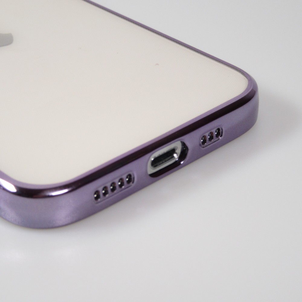 Hülle iPhone 14 Pro Max - Electroplate lila