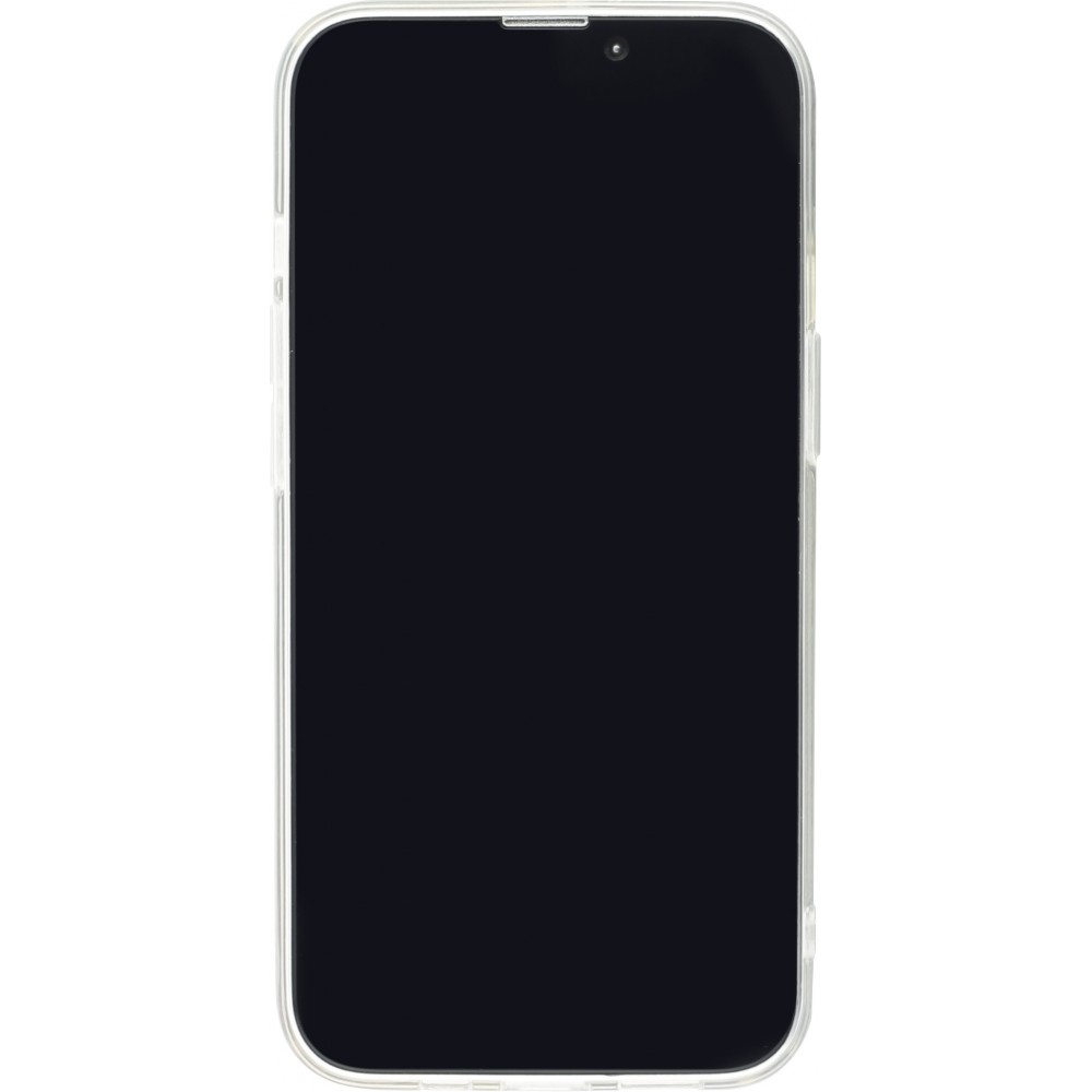 Coque Samsung Galaxy S26 - Gel petit coeur transparent - Noir