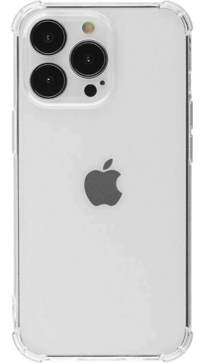 iPhone 16 Pro Max Case Hülle - Gummi Transparent Gel Bumper mit extra Schutz für Ecken Antischock