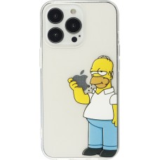 iPhone 16 Pro Max Case Hülle - Gummi cartoon Homer Simpson