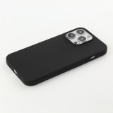 iPhone 13 Pro Case Hülle - Silkon Mat - Schwarz