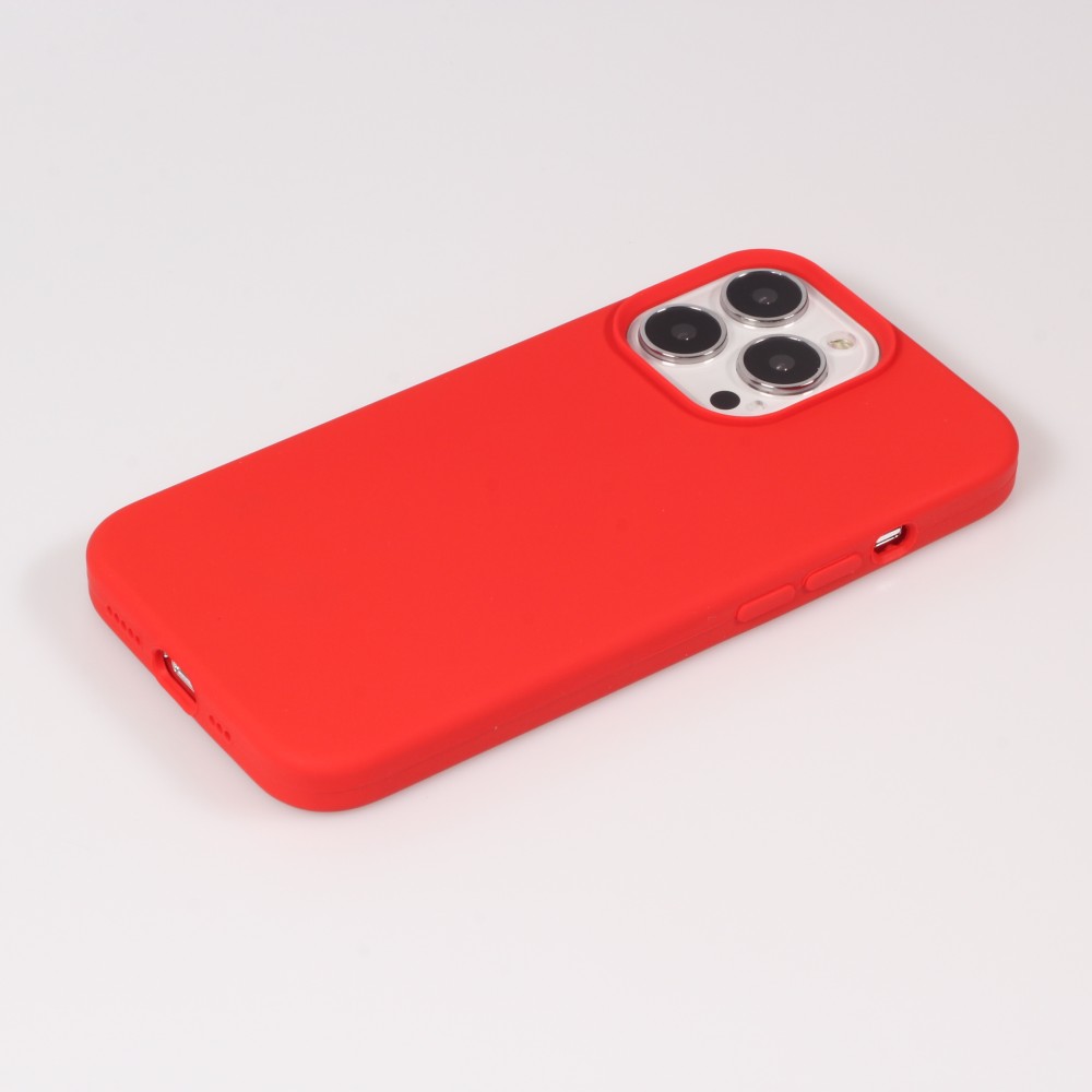 Coque iPhone 15 Pro - Soft Touch - Rouge