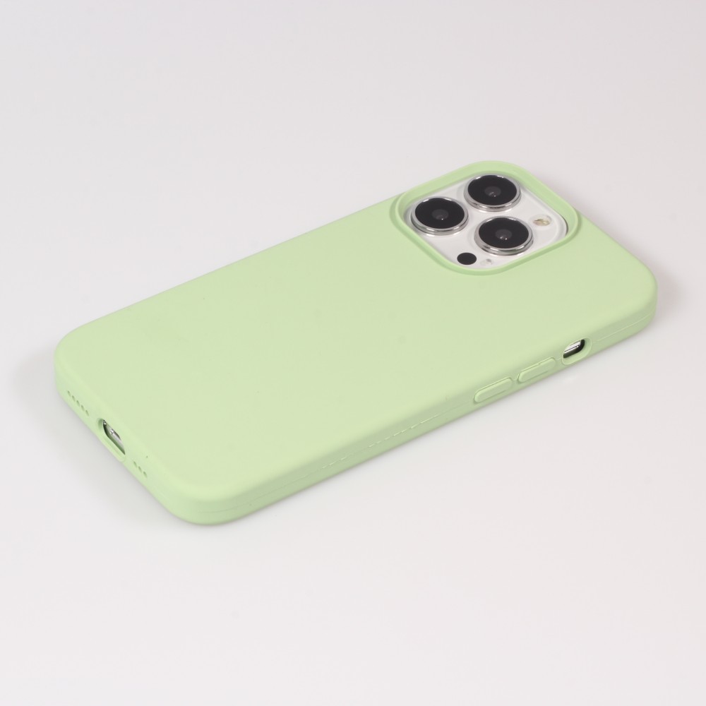 iPhone 15 Pro Case Hülle - Soft Touch - Hellgrün