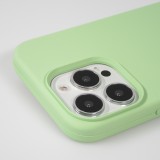 iPhone 15 Pro Case Hülle - Soft Touch - Hellgrün