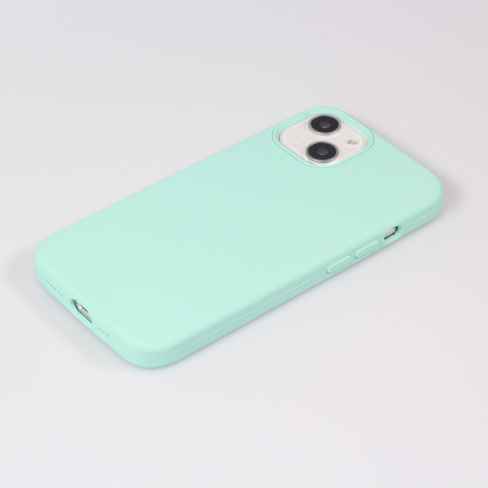 Coque iPhone 13 mini - Soft Touch - Turquoise