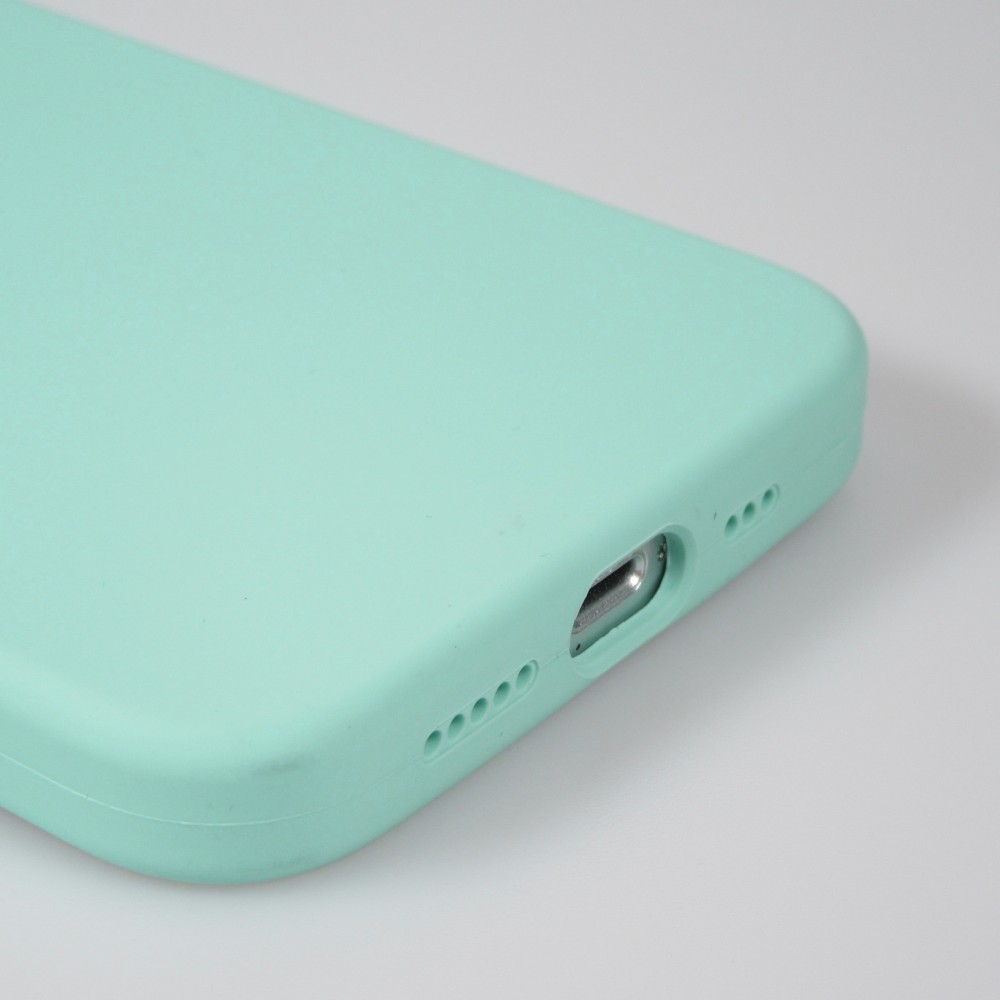 Coque iPhone 13 mini - Soft Touch - Turquoise