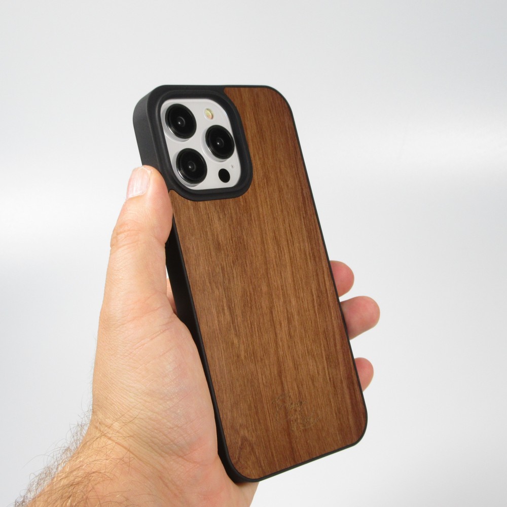 iPhone 14 Pro Case Hülle - Eleven Wood - Walnut