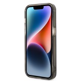 iPhone 14 Pro Max Case Hülle - Lacoste Transparent-Lackgel mit MagSafe - Schwarz