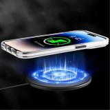 Coque iPhone 14 Pro - Youngkit Ink Series semi-transparent MagSafe - Vert