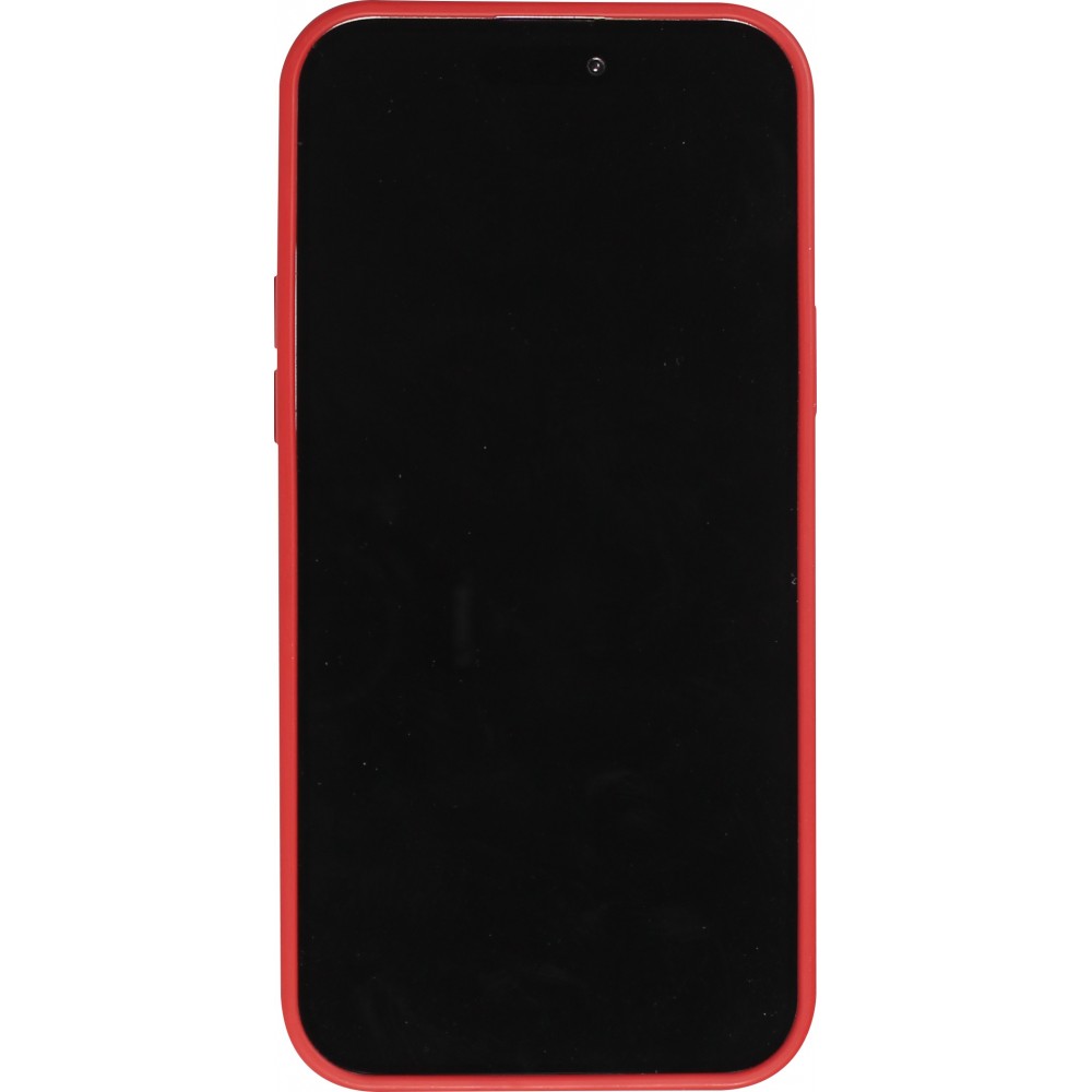 Coque iPhone 15 Plus - Diamant strass The Bling World - Rouge