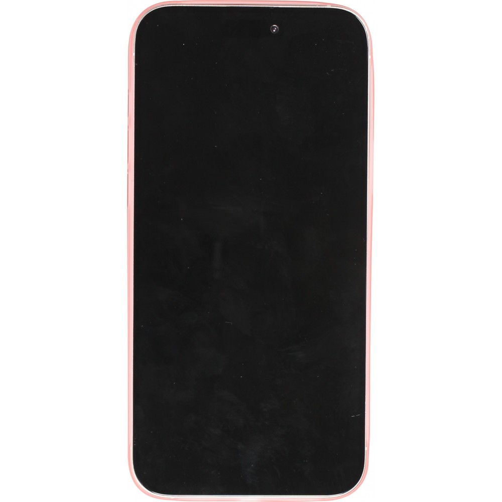 iPhone 15 Case Hülle - Plastik ultra dünn semi-transparent matt - Rosa