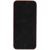 iPhone 15 Case Hülle - Plastik ultra dünn semi-transparent matt - Rosa