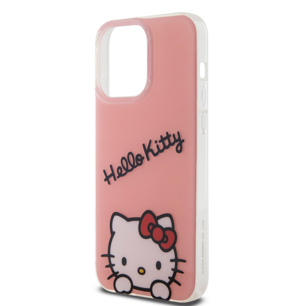 iPhone 15 Pro Case Hülle - Hello Kitty Daydreamer Lackgel - Rosa