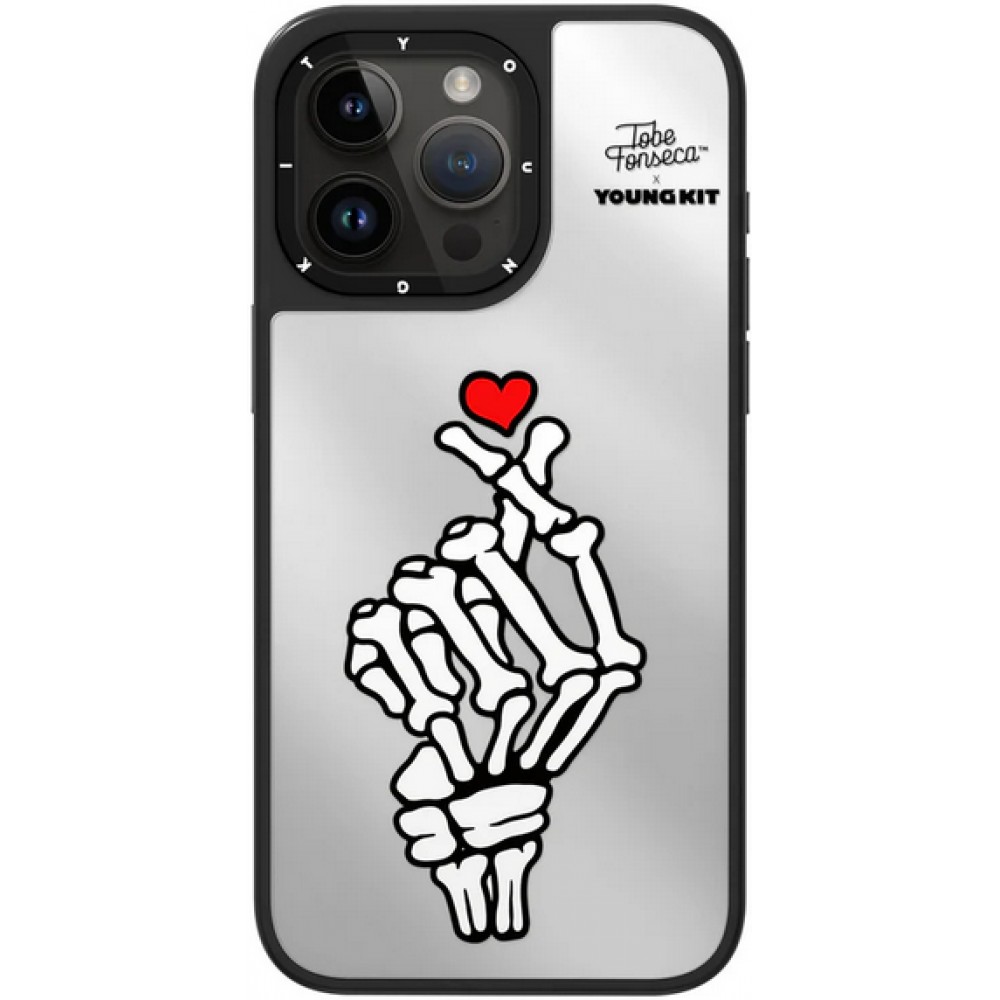 Coque iPhone 15 Pro Max - Youngkit @Tobe Fonseca Mirror Case avec MagSafe - Skeleton