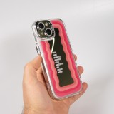 Coque iPhone 15 - Silicone Miroir Motivational - Argent