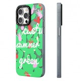 Coque iPhone 15 - Youngkit Summer Fruit-Themed Case avec Magsafe - Vert