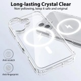 Coque iPhone 17 - Gel transparent compatible MagSafe silicone TPU Super Clear