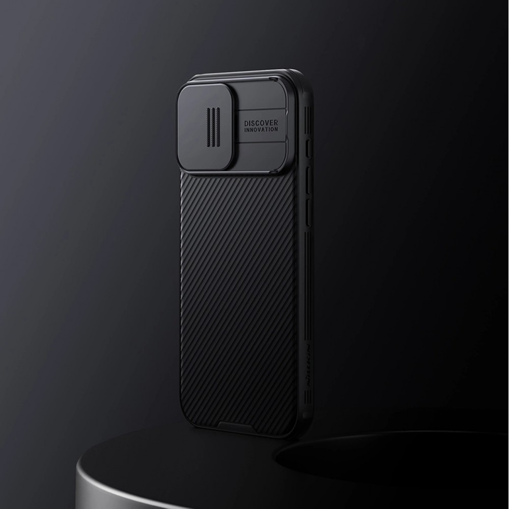 Coque iPhone 16 Pro - Nillkin CamShield Pro Magnetic Case avec MagSafe - Noir