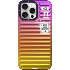 iPhone 16 Pro Case H&uuml;lle - Youngkit Glow Luggage-Inspired - Orange