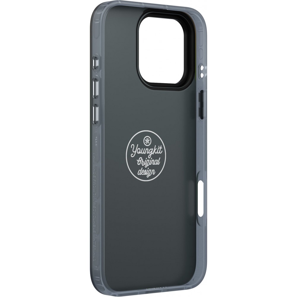 iPhone 16 Pro Case H&uuml;lle - Youngkit Glow Luggage-Inspired - Gr&uuml;n