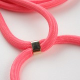 Hülle iPhone 16e - Bio Eco-Friendly Vegan mit Handykette Necklace - Rot