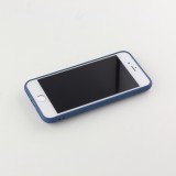 Hülle iPhone 7 / 8 / SE (2020, 2022) - Soft Touch mit Ring blau