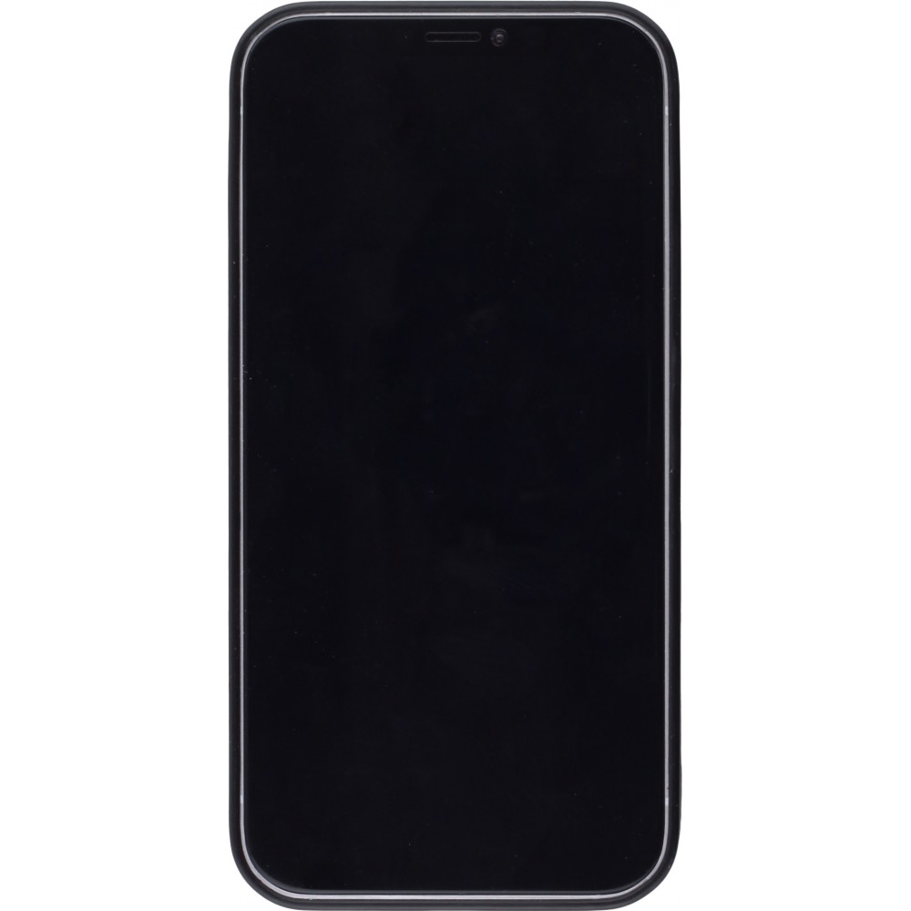 Coque personnalisée en Silicone rigide noir - iPhone 12 mini