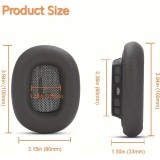 Ultra-weiche Memory-Schaum Mesh-Ohrpolster mit verstärktem Magnet (2er Set) - Schwarz - AirPods Max