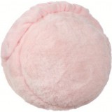 Couvres-oreilles en polyester lavables à la main élastiques douillets pour l'hiver - Rose
