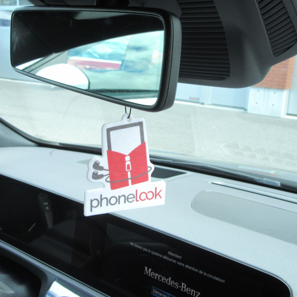 Diffuseur de parfum voiture PhoneLook &ndash; Ambiance fra&icirc;che & &eacute;l&eacute;gante en d&eacute;placement - Blanc