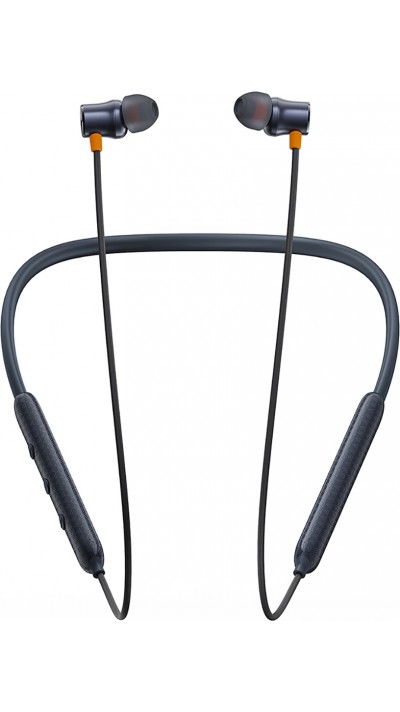Écouteurs Bluetooth 5.3 sans fil Neckband Acefast N2 avec réduction de bruit ENC et embouts en silicone - Bleu